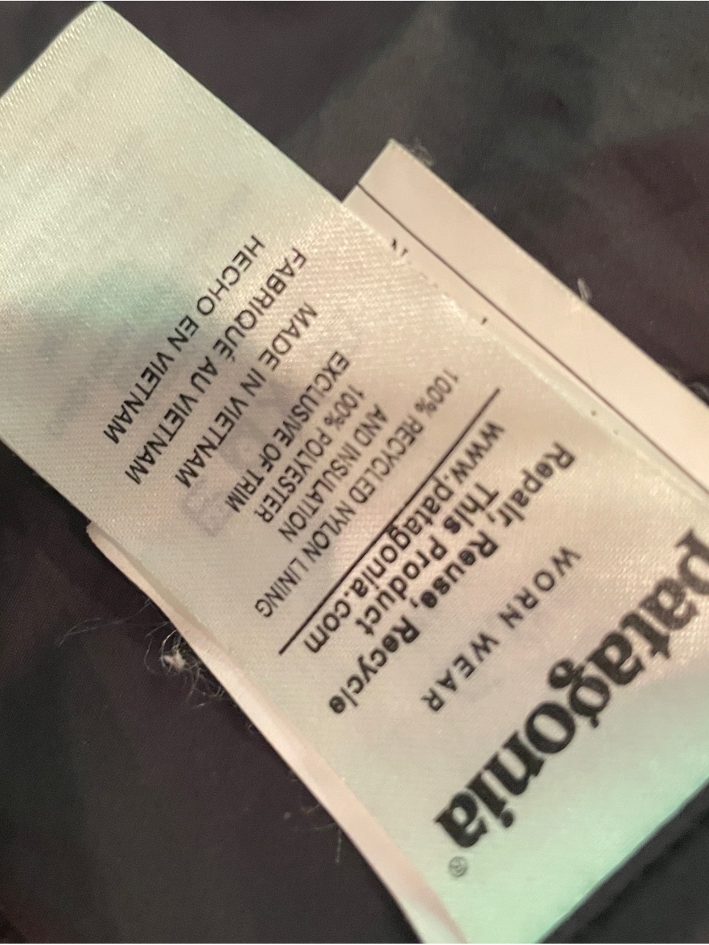 Patagonia Radalie Black Puffer Jacket Size XS - Picture 4 of 4